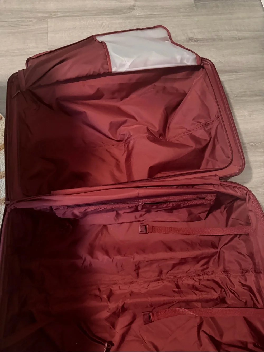 BEIS Maroon Hard-Shell Spinner Suitcase Large Check-In Roller